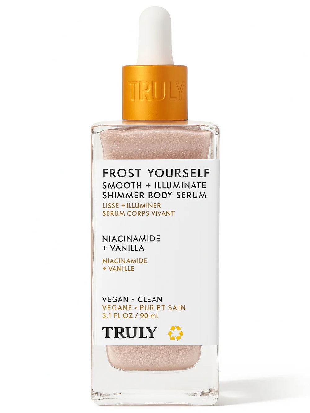 🆕 NWOB TRULY Frost Yourself Shimmer Body Serum Niacinamide + Vanilla Vegan Clean